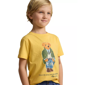 Alternative view of POLO RALPH LAUREN Toddler and Little Boys Polo Bear Cotton Jersey T-shirt