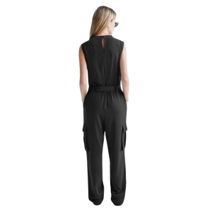 Alternative view of DKNY JUMPSUIT WITH CARGO POCKETS