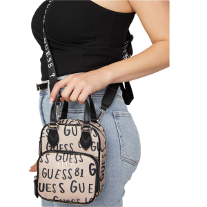 Alternative view of GUESS Logo Print Nylon Crossbody