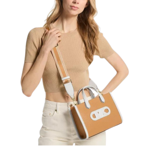 MICHAEL KORS Gigi Small East West Leather Messenger - Image 3