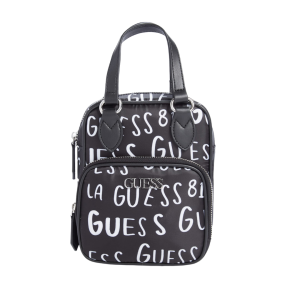 GUESS Logo Print Nylon Crossbody