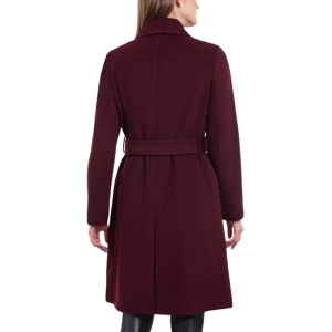 MICHAEL KORS Wool Blend Belted Wrap Coat - Image 2