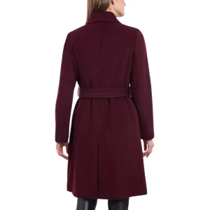 Alternative view of MICHAEL KORS Wool Blend Belted Wrap Coat