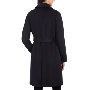 Alternative view of MICHAEL KORS Wool Blend Belted Wrap Coat