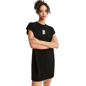 DKNY PUFF LOGO T-SHIRT DRESS
