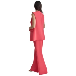 Alternative view of DKNY Collarless Open-Front Sleeveless