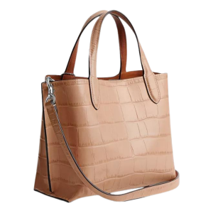 Alternative view of COACH Embossed Croc Willow Tote 24