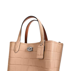 COACH Embossed Croc Willow Tote 24 - Image 4