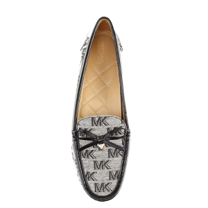 Michael Kors Juliette Signature Logo Print Slip-On Moccasins - Image 4