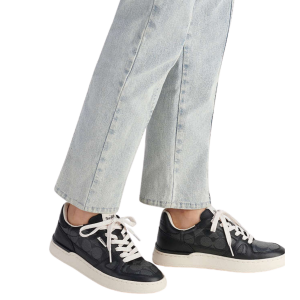 COACH Clip Court Low Top Sneaker In Signature Canvas - Image 4