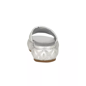 GUESS Women's Longo Logo Quilted Platform Slip On Sandals - Image 3