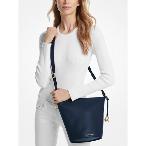 MICHAEL KORS Townsend Medium Pebbled Leather Messenger Bag