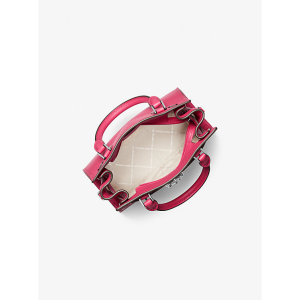 Alternative view of MICHAEL KORS Hamilton Medium Signature Logo and Snake Embossed Satchel