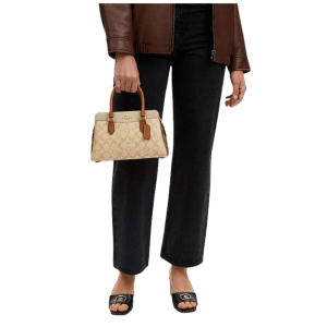 COACH Mini Darcie Carryall Bag In Colorblock Signature Canvas - Image 5