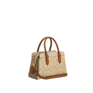COACH Mini Darcie Carryall Bag In Colorblock Signature Canvas - Image 2