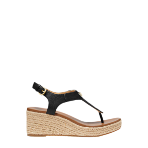 Alternative view of Michael Kors Laney Saffiano Leather Espadrille Wedge