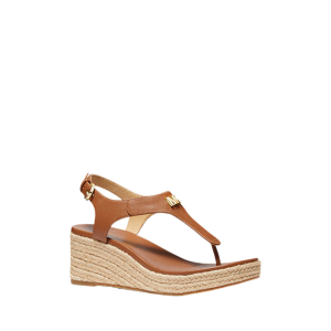 Michael Kors Laney Saffiano Leather Espadrille Wedge