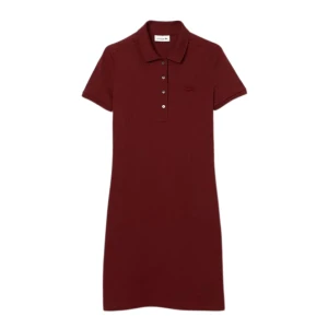 Lacoste Stretch Cotton Pique Polo Dress