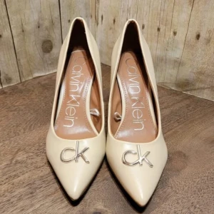 Calvin Klein Dolly Pump Beige Pointed Toe CK - Image 4
