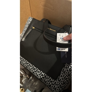 Tommy Hilfiger Hand Bag Black And White
