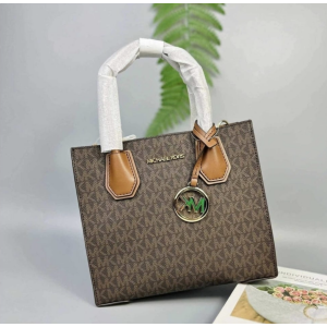 Michael Kors Signature Monogram Tote Bag - Brown