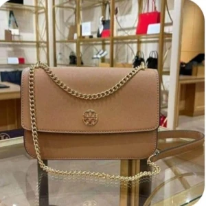 Tory Burch textured-leather cross-body bag - beige