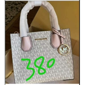 Michael Kors .Mercer /Logo and Leather Accordion Crossbody Bag/*