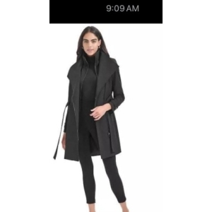 Calvin Klein Sleeveless Jacket - Black - Size small