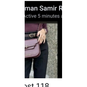 Michael Kors Emilia Small Saddle Crossbody Bag - Plum