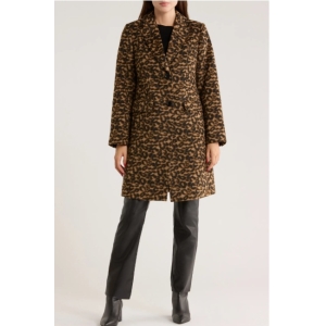 Michael Kors Single Breasted Wool Blend Coat /XL