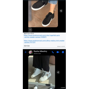 Karl Lagerfeld Paris Cammy Sneaker - Black - Size 10 US