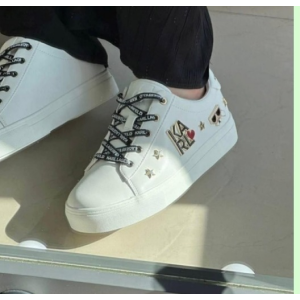 Karl Lagerfeld Cammy Sneaker - White - Size 10