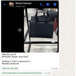 DKNY Mini Top Handle Tote Bag - Black