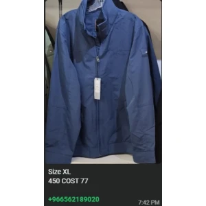 Tommy Hilfiger Men's Jacket - Blue - Size XL