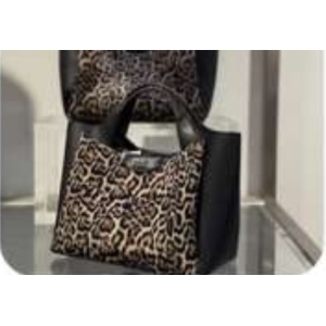 DKNY WILLA MINI SATCHEL. LEOPARD