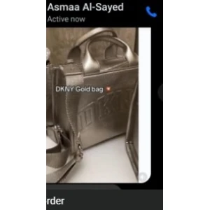 DKNY Tote Bag - Metallic Gold