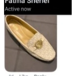 Michael Kors MK Logo Loafer Flats - Beige - Size US 7 / EU 37