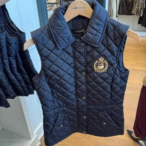 Ralph Lauren Blue Black Vest Size XS
