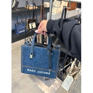 Marc Jacobs Jeans Hand Bag White Logo