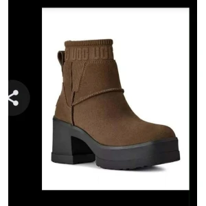 UGG Platform Ankle Boots - Brown