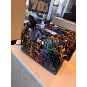 Kurt Geiger London Brixton Shoulder Bag - Multi-color Snakeskin