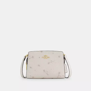 Coach Gia Crossbody Bag with Star Print - Cream with Star Print