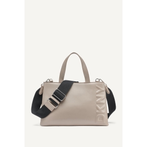 DKNY Satchel Bag with Webbing Strap - Mink