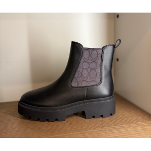 Coach Lucy Chelsea Boot - Black - Size 7.5 US / 38 EU