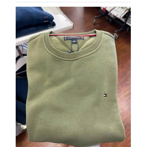 Tommy Hilfiger Crewneck Sweatshirt - Olive Green - Size XL