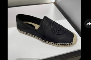 Michael Kors Espadrille Loafer Shoe - Black - Size 7 US