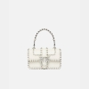 Pinko Leather Mini Love Bag - Creamy-White