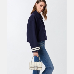 Pinko Leather Mini Love Bag - Creamy-White - Image 6