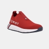 Tommy Hilfiger Aliah Knit Sporty Slip-On Sneakers - Red