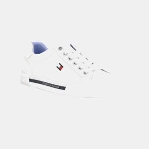 Tommy Hilfiger Lestiel Lace-Up Faux Leather Casual Sneakers